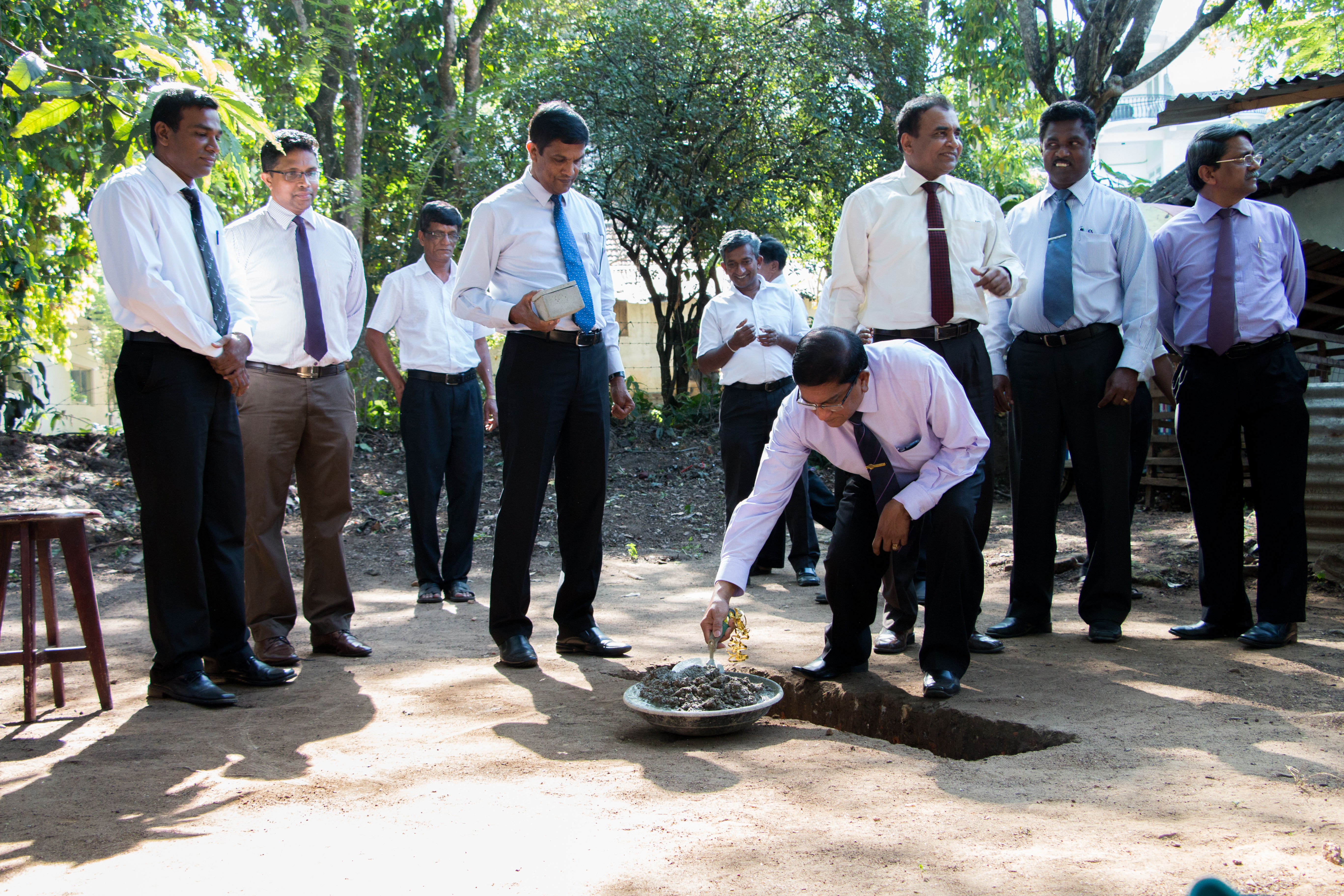  Foundation laying ceremony building of Center for Research in Oral Cancer