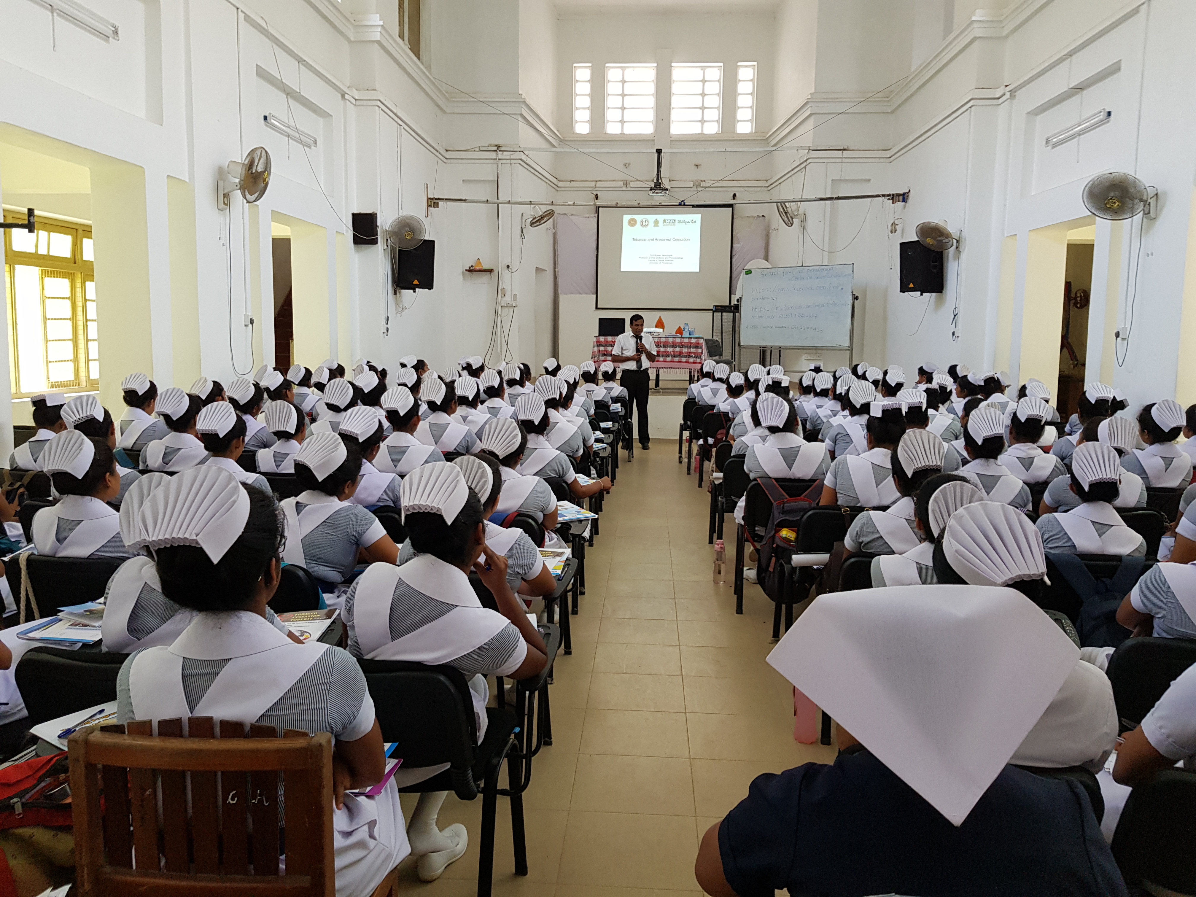Smokeless tobacco and Areca nut cessation training programme for Nurses, NTS, Kandy
