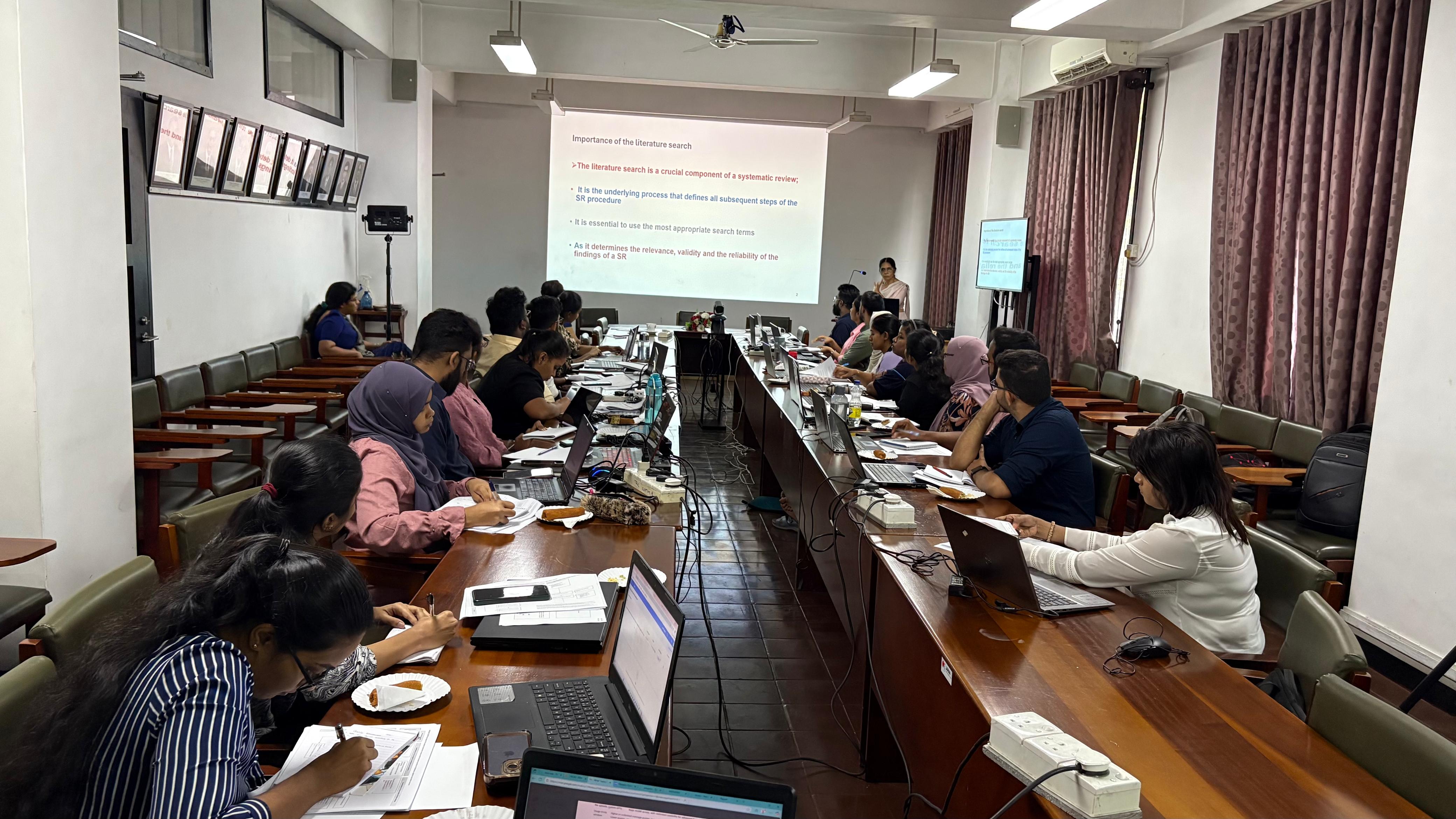 Workshop on systematic review and meta analysis