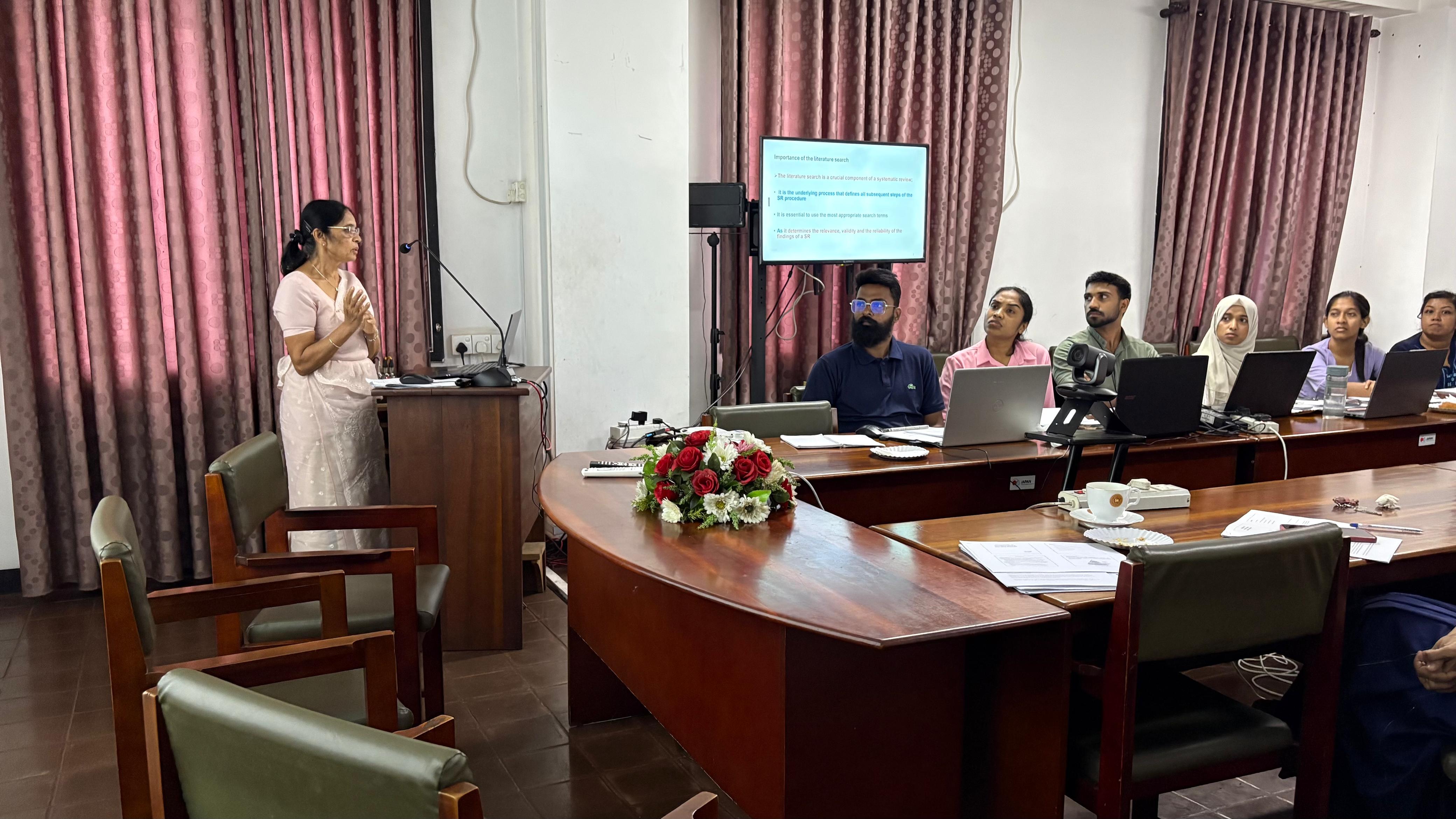 Workshop on systematic review and meta analysis